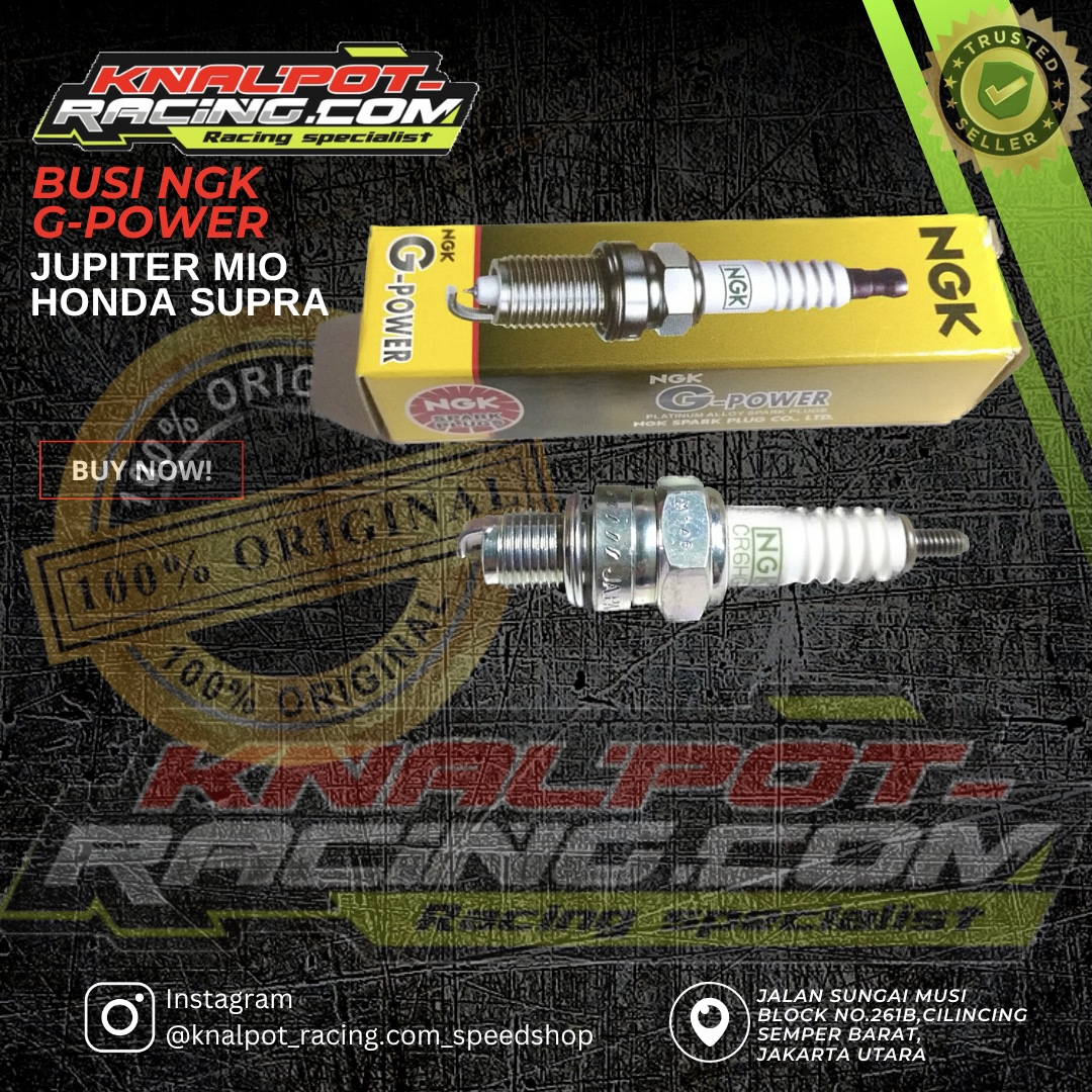 BUSI NGK GPOWER MIO JUPITER HONDA SUPRA